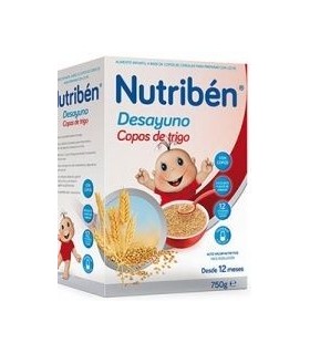 NUTRIBEN DESAYUNO COPOS TRIGO 750 G