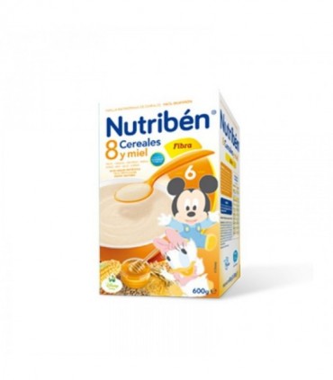 NUTRIBEN 8 CEREALES MIEL FIBRA 600G