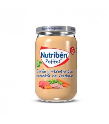 NUTRIBEN POLLO TERNERA VERDURITAS 235G