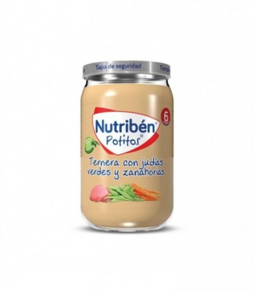NUTRIBEN TERNERA JUDIAS VERDES ZANAHORIAS 235G