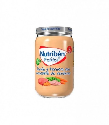 NUTRIBEN JAMON TERNERA VERDURA 235G
