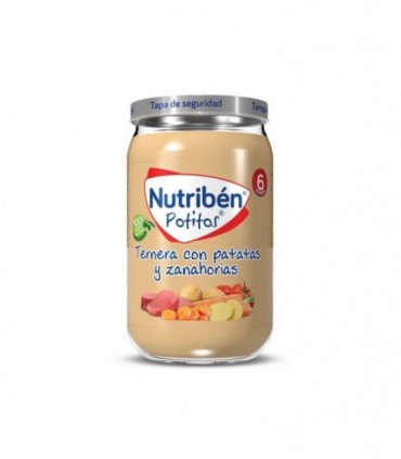 NUTRIBEN TOMATES PATATITAS TERNERA 235G