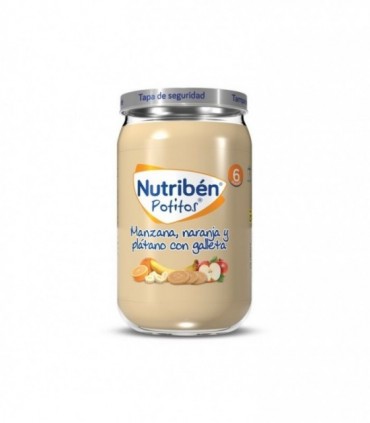 NUTRIBEN MANZANA NARANJA PLATANO GALLETA 235G