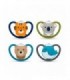 NUK CHUPETE SILICONA SPACE 18-36 M 1 U