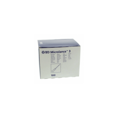 AGUJA HIPODERMICA BD MICROLANCE3 25 G 5/8" 16 X
