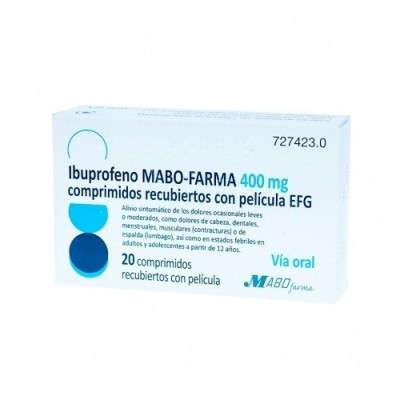 IBUPROFENO MABO-FARMA EFG 400 mg 20 COMPRIMIDOS
