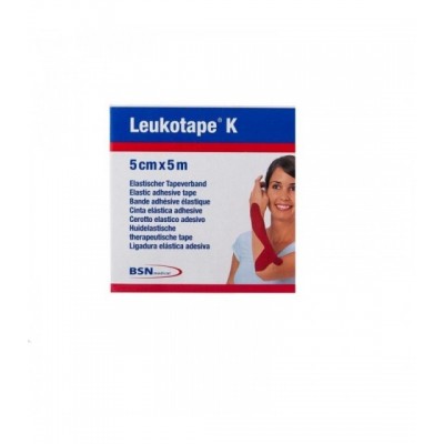 LEUKOTAPE K ROJA NEUROMUSCULAR 5 X 5 CM