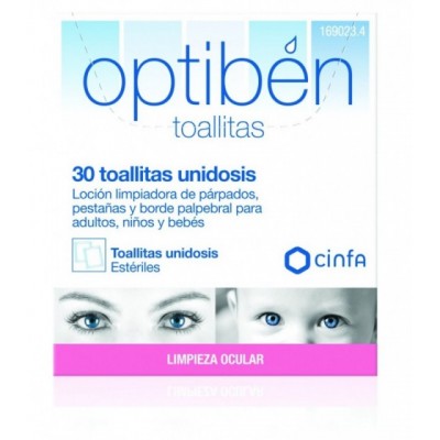 OPTIBEN 30 TOALLITAS LIMPIADORAS