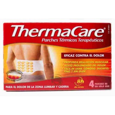 THERMACARE LUMBAR 4 PARCHES TERMICOS
