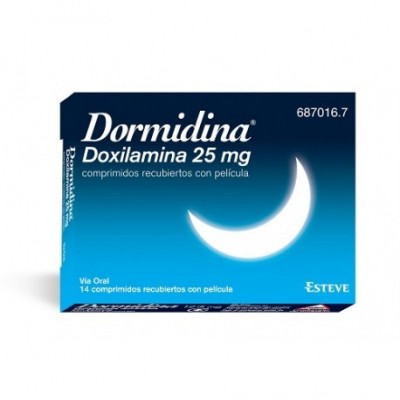 DORMIDINA 25 MG 14 COMPRIMIDOS RECUBIERTOS