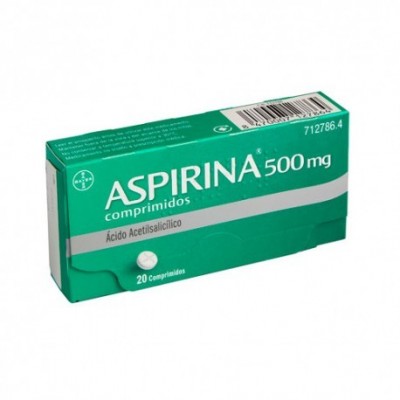 ASPIRINA 500 mg 20 COMPRIMIDOS