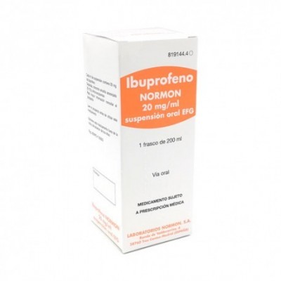 IBUPROFENO NORMON EFG 20 MG/ML SUSPENSION ORAL 1