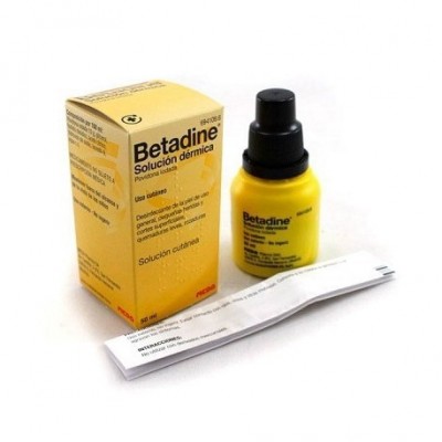 BETADINE 100 MG/ML SOLUCION CUTANEA 1 FRASCO 50