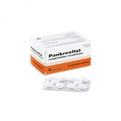 PANKREOFLAT 172 MG/80 MG 50 COMPRIMIDOS RECUBIER