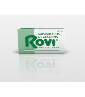 SUPOSITORIOS DE GLICERINA ROVI ADULTOS 2,25 G 12
