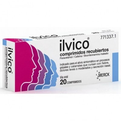 ILVICO 20 COMPRIMIDOS RECUBIERTOS