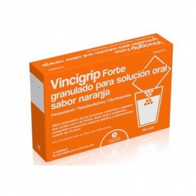 VINCIGRIP FORTE 10 SOBRES GRANULADO PARA SOLUCIO
