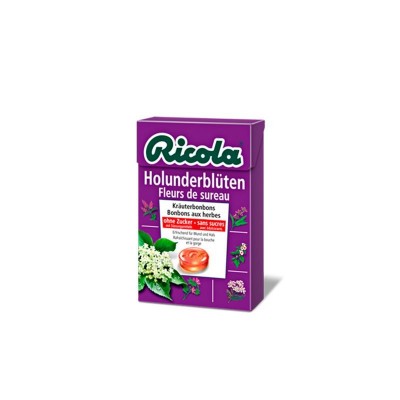 RICOLA CAJA FLOR SAUCO CARAMELOS SIN AZUCAR
