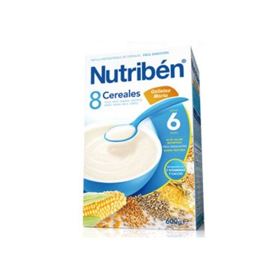 NUTRIBEN 8 CEREALES GALLETAS MARIA 600G