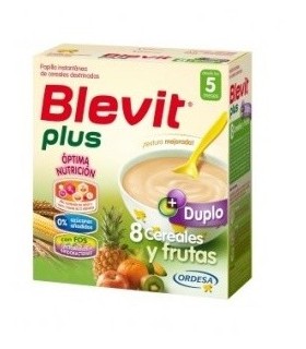 BLEVIT PLUS DUPLO 8 CEREALES Y FRUTAS 700 G