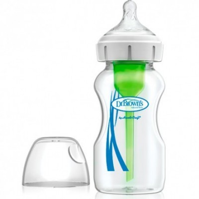 DR BROWNS BIBERON VIDRIO 270 ML ANCHA
