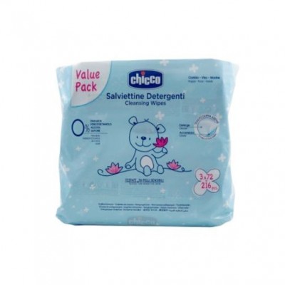 CHICCO TOALLITAS HUMEDAS 4 X 72 TOALLITAS