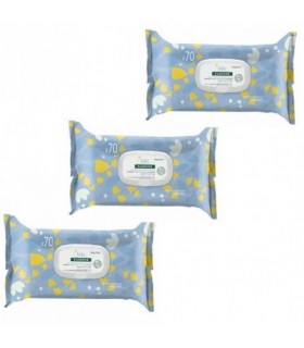 KLORANE BEBE TOALLITAS PACK 3X70 U