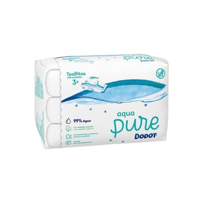 DODOT TOALLITAS AQUA PURE 3X48U