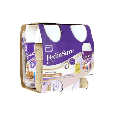 PEDIASURE DRINK CHOCOLATE 200ML 4 BOTELLAS