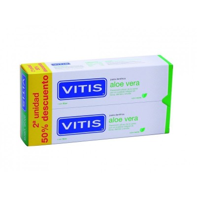 VITIS ALOE VERA PASTA MENTA 2X150 ML
