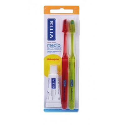 VITIS CEPILLO ACCESS MEDIO 2U PACK