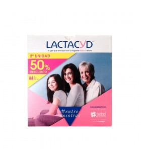 LACTACYD INTIMO GEL SUAVE PACK 200 ML 2 U