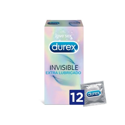 DUREX INVISIBLE EXTRA FINO LUBRICADO 12U