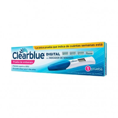 CLEARBLUE TEST EMBARAZO 1U   INDICA SEMANA