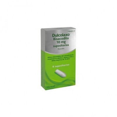 DULCOLAXO BISACODILO 10 mg 6 SUPOSITORIOS
