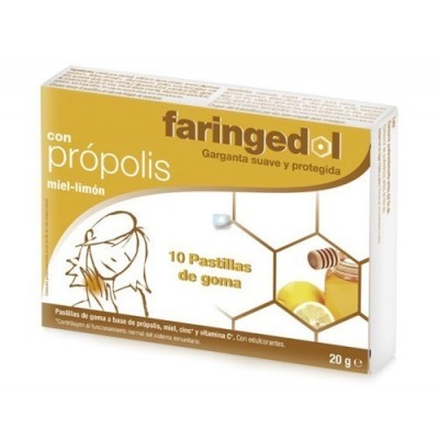 FARINGEDOL PROPOLIS MIEL LIMON 20 U