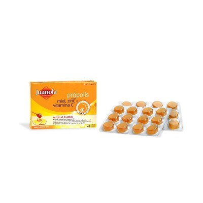 JUANOLA PASTILLAS BLANDAS PROPOLIS VIT C ZINC 48