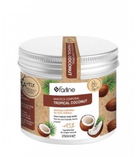 FARLINE MANTECA CORPORAL TROPICAL COCONUT 250 ML