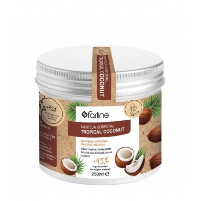 FARLINE MANTECA CORPORAL TROPICAL COCONUT 250 ML