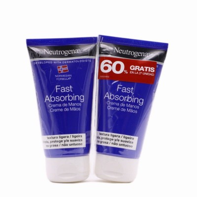 NEUTROGENA MANOS RAPIDA ABSORCION 2X75ML DUPL