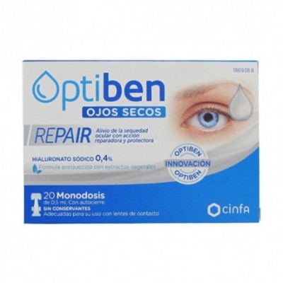 OPTIBEN OJOS SECOS REPAIR 20 MONODOSIS