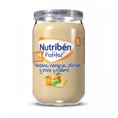 NUTRIBEN MANZANA NARANJA PLAT PERA WILLIANS 235G