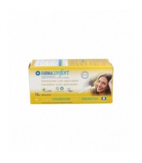 FARMACONFORT TAMPON REGULAR 16 U 100% ALGODON