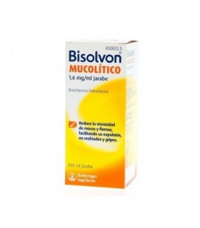 BISOLVON MUCOLITICO 1,6 MG/ML JARABE 1 FRASCO 20