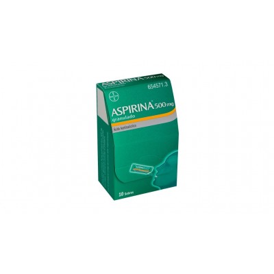ASPIRINA 500 mg 10 SOBRES GRANULADO ORAL
