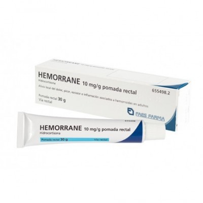 HEMORRANE 10 MG/G POMADA RECTAL 1 TUBO 30 G