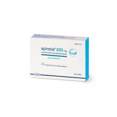 APIRETAL 325 mg 24 COMPRIMIDOS BUCODISPERSABLES