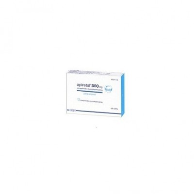 APIRETAL 500 mg 12 COMPRIMIDOS BUCODISPERSABLES