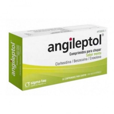 ANGILEPTOL 30 COMPRIMIDOS PARA CHUPAR (SABOR MEN