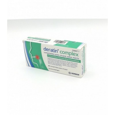 DERATIN COMPLEX 30 COMPRIMIDOS PARA CHUPAR (SABO